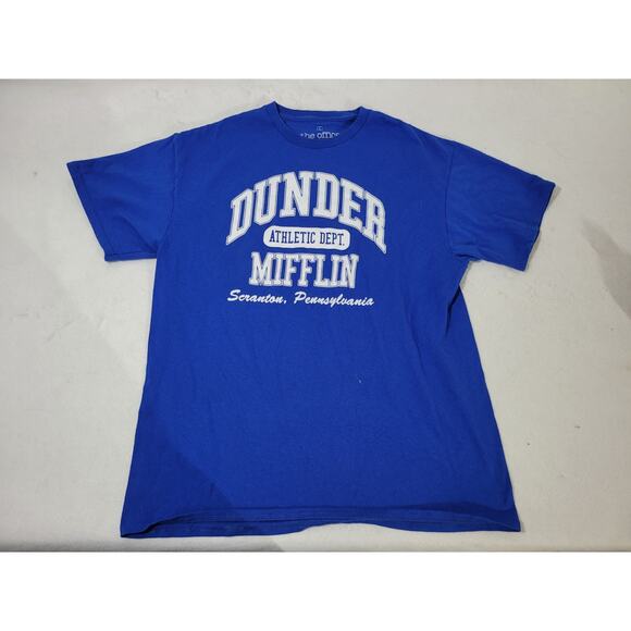 the office Other - Dunder Mifflin Athletic Dept. Blue Size Large L